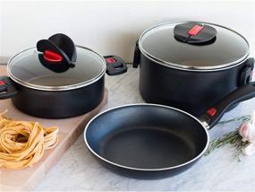 img 2 attached to 5-pc Nonstick Cookware Set by Ballarini Click & Cook, Expertly Made in Italy