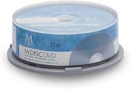 15-pack millenniata m-disc dvd 4.7gb 4x hd - long-lasting data archival and backup media for 1000 years logo