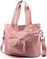 👜 waterproof goldwheat tote bag - women's shoulder handbag & purse logo