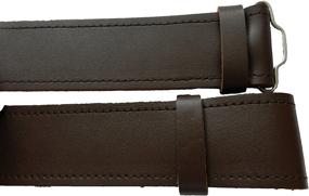 img 2 attached to Authentic Scottish Kilt Belt: Brown or Black - Style and Tradition Combined