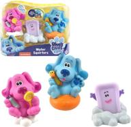 blue's clues & you! deluxe bath toy set – blue, magenta & slippery soap water toys – amazon exclusive by just play logo