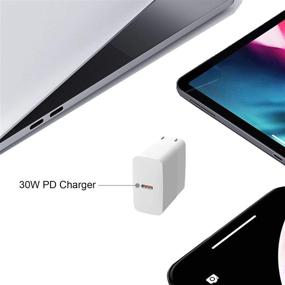 img 2 attached to 🔌 29W 30W AC Charger Compatible with MacBook Air 2020 2018 13-inch Retina M1 Chip, iPad Air (4th Generation) Power Adapter