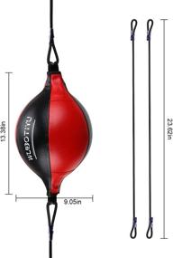 img 1 attached to 🥊 VAlinks Boxing Speed Ball Punching Bag with Free Air Pump - Ideal for MMA, Muay Thai, Fitness Workout, Training, and Fight Sports