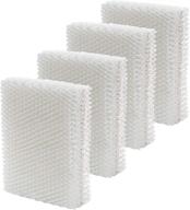 🌬️ humidifier wick filters hdc12, hdc-12 - replacement for essick air and emerson humidifiers - 4 pack логотип