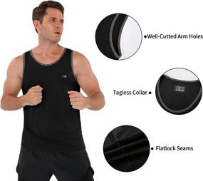 img 1 attached to KPSUN Fitness Workout Performance Sleeveless Sports & Fitness for Water Sports