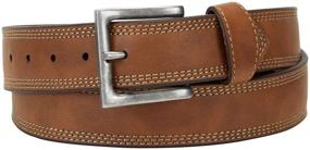img 2 attached to 👔 Stylish and Sturdy: Wrangler Covered Buckle Brown Big 46 - Perfect for Men's Fashion Needs