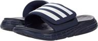 adidas duramo slides collegiate white logo