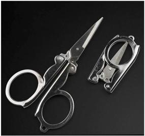 img 2 attached to GOOTRADES Folding Scissors – Compact EDC Pocket Cutter for Travel and Crafts