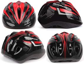 img 3 attached to 🚲 Durable Kids Bike Helmet – Adjustable from Toddler to Youth Size, Ages 3 to 7 - Fun Racing Design for Boys and Girls