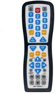 🔒 luckystar 2 universal waterproof easy clean remote control - supports all smart tv, led/lcd tv, apple tv, vizio tv, lg, samsung, roku player, bluray dvd, and audio system logo