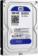 🔒 renewed western digital blue wd5000azlx 500gb 7200rpm 32mb cache sata iii 6.0gb/s 3.5in internal desktop hard drive - 1 year warranty included logo