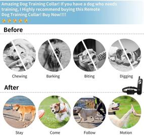 img 3 attached to Enhance Dog Training with iTecFreely Shock Collar - Remote Control, 3 Modes, Rechargeable, 3300Ft Range