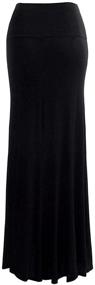 img 3 attached to URBAN ESSENTIAL Printed Foldable Ubk516_Black Women's Clothing in Skirts