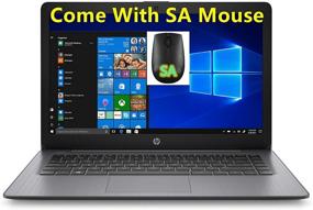 img 4 attached to 💻 Renewed HP Stream 14-inch Laptop with HD Display, Intel Celeron N4000, 4GB RAM, 64GB eMMC, Win10 S – Black