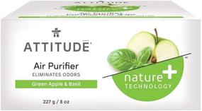 img 2 attached to 🍏 ATTITUDE Air Purifier with Activated Carbon Filter: Trapping Air Pollutants with Plant-Based Ingredients, Vegan and Cruelty-Free - Green Apple & Basil Scent, 8 Ounce