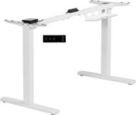 💻 enhance your workstation with vivo electric stand up desk frame: versatile, single motor, memory controller, white desk-ev00w логотип