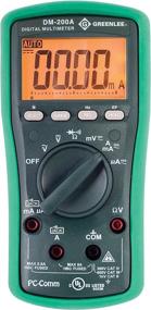 img 2 attached to Greenlee DM 200A Digital Multimeter 1000
