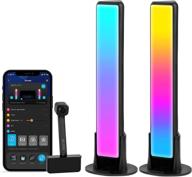 🌈 govee flow pro led smart light bars: experience vibrant rgbic ambiance backlights with camera, music sync, alexa & google assistant compatibility! perfect for gaming, pc, tv, and room lighting логотип