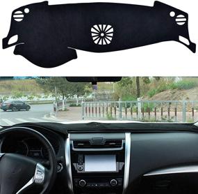 img 4 attached to SPEEDWOW Dashboard Cover Mat Carpet for 2013-2018 Nissan Altima - Enhancing SEO