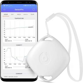 img 4 attached to 🌡️ Cutting-Edge Newoke Bluetooth Hygrometer Thermometer: Mini Temperature Gauge with App Alert, Data Storage, Export & 164Feet Connecting Range