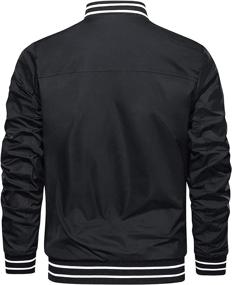 img 3 attached to 🧥 TACVASEN Men's Lightweight Bomber Jackets: Sleek Windbreaker for Spring and Fall