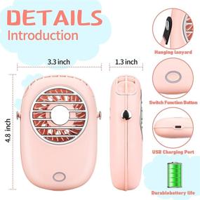 img 3 attached to Portable Hands Free Rechargeable Household Adjustable