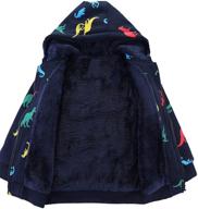 🦖 dinosaur boys' clothing: sherpa fleece jacket, jackets & coats logo