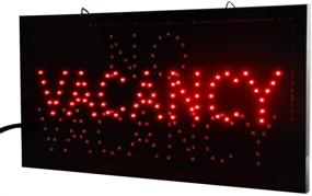 img 2 attached to Chenxi Hotel Motel LED Open Sign Neon Light Room Vacant Switch Chain 48 X 25 CM (48 X 25 CM, Green+Red) - Availability and Optimization Enhanced