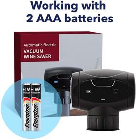 img 3 attached to 🍷 Efficient Electric Automatic Wine Stopper Vacuum - Ultimate Wine Saver for 7-Day Freshness - Reusable & Convenient - Requires 2 AAA Batteries (Not Included)