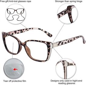 img 1 attached to 👓 OCCI CHIARI Fashion Reading Glasses for Women - Optic Strengths: 0, +1.0, +1.5, +2.0, +2.5, +3.0, +3.5, +4.0, +5.0, +6.0