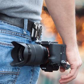img 1 attached to 📷 Spider Holster - SpiderLight Camera Holster Set - Efficiently Access and Secure Your Camera On-The-Go, Attached to Any Belt!