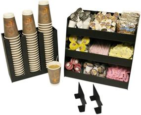 img 3 attached to ☕️ PC 1000 COMBO: Ultimate Coffee Condiment Organizer with Cup and Lid Holder – Top-Quality Combo at Unbeatable Value, Including 8 Extra Tall Shelf Dividers