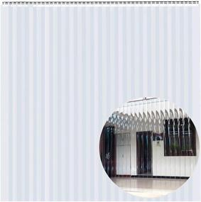 img 4 attached to 🏭 VEVOR Heavy-Duty Plastic Curtain for Warehouse Applications