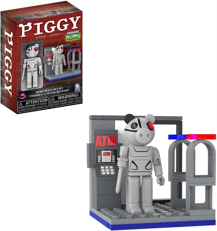  PIGGY - Figure Buildable Set Building Brick Set Series 1 -  Includes DLC : Toys & Games