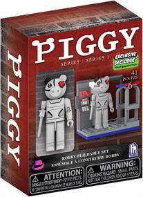 img 1 attached to 🐷 Piggy Buildable Set - Robby Single Figure