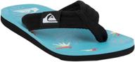 👦 quiksilver molokai layback sandal yellow boys' shoes - stylish and comfortable sandals for boys логотип