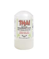 🌿 thai crystal deodorant stick: 100% natural & travel-friendly, mini size (2.125 oz) logo