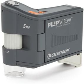 img 4 attached to Celestron 44314 FlipView Handheld LCD 🔬 Microscope (Grey) - Enhanced for Better SEO!