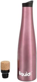 img 3 attached to 750mL Double Wall Insulated Leakproof Travel Wine and Water Carafe – Keeps Full Bottle of Wine Cold for 12 Hours. Stainless Steel and Vacuum Sealed to Retain Carbonation