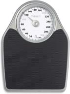 🚺 analog precision bathroom scale with thinner extra-large dial, measures weight up to 330 lbs logo