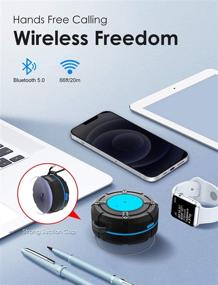 img 2 attached to 🎶 SKYWING Soundace S8 5Ватт Водонепроницаемая IPX7 Bluetooth-колонка для душа с присоской и крючком, 12-часовое воспроизведение, премиум портативная беспроводная колонка для iPhone, телефона, планшета, душа, пляжа и бассейна.