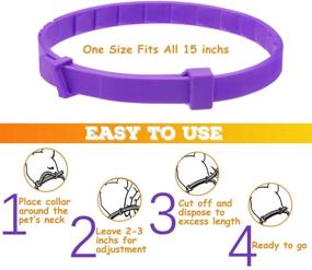 img 3 attached to 🐱 KOOLTAIL Calming Cat Collar - Adjustable Anxiety-Reducing Pheromone Kitten Collar - Long Lasting 60-Day Effects - Size: 15 inches