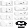 t shirt alignment designs measurement children sewing logo