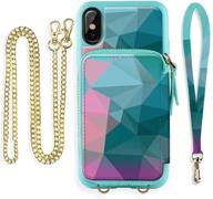 zve iphone crossbody shoulder handbag cell phones & accessories logo