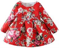 littlespring long sleeve chinese style dress for girls - perfect for holiday parties logo