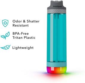 img 1 attached to HidrateSpark Bottle Tritan Plastic Hydrated Outdoor Recreation for Accessories