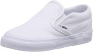 vans unisex-child classic slip-on core (toddler): timeless style and comfort for little feet logo