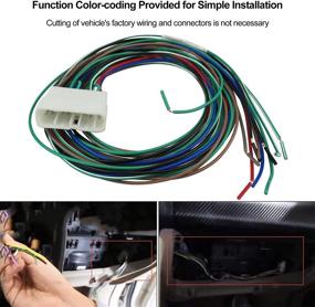 img 2 attached to 🔌 Lexus IS300 2001-2005 Radio Wiring Harness Aftermarket Stereo Adapter Amplifier Bypass Connector Plug