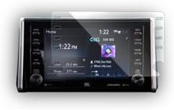 🔒 премиумное защитное стекло сенсорного экрана ruiya center touch для chr/rav4 prime se 2020-2021 - 9h твердость | аксессуар для автомобильной навигации | 8дюймов 8перфораций логотип