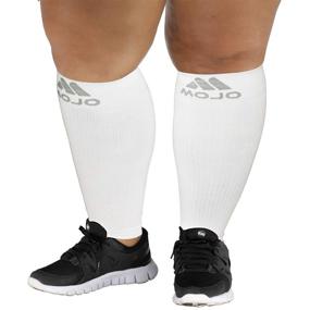 img 4 attached to Mojo Compression Sleeves Extra Calves